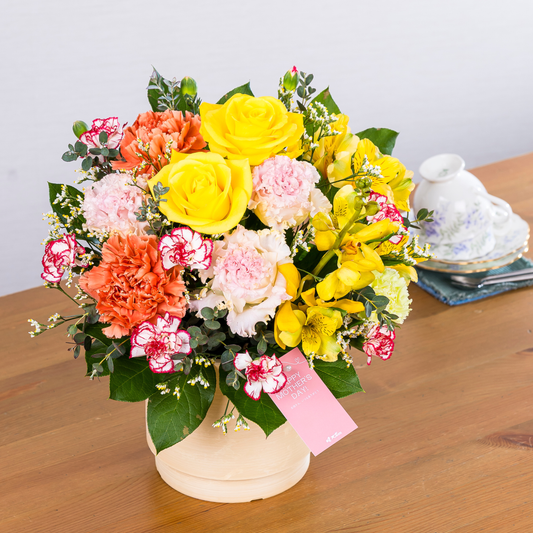 B04[5/2-6 受取・配送]■アレンジメント■ぬくもりミックス